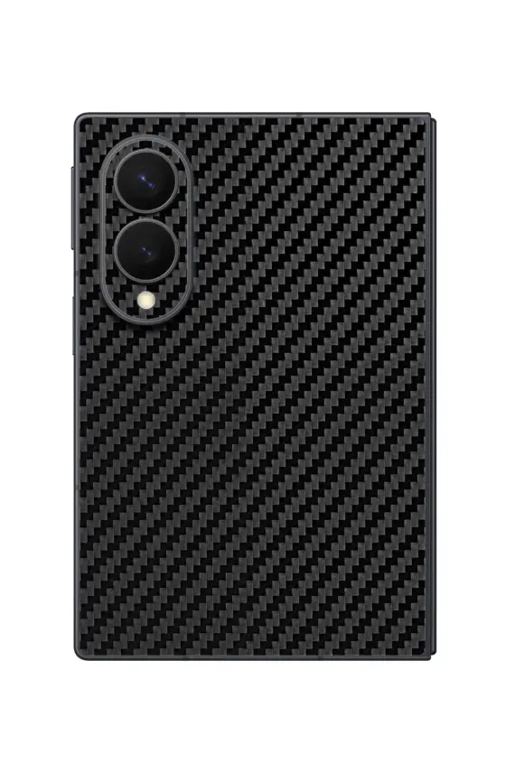 Samsung Galaxy Z Fold8 Black Carbon Fibre skin-wrap-ultraskinz