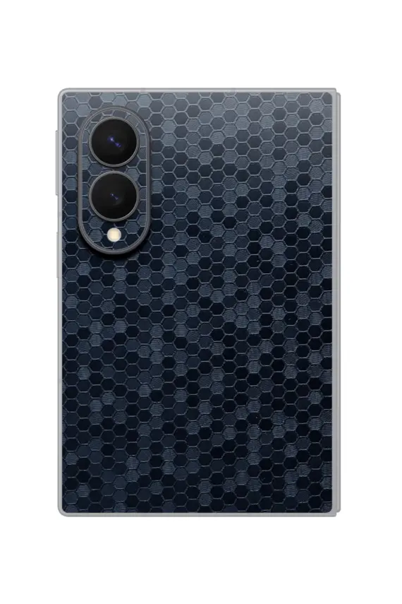 Samsung Galaxy Z Fold8 Honeycomb Navy Blue skin-wrap-ultraskinz