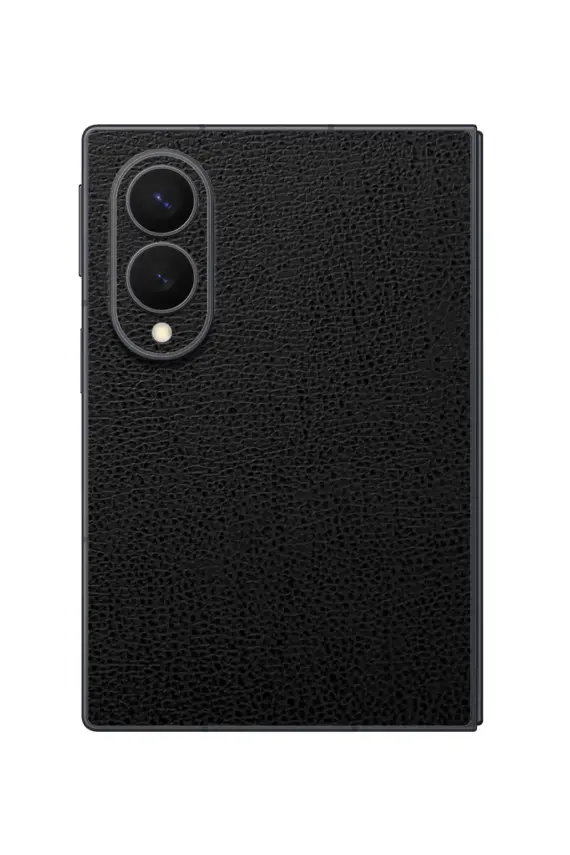 Samsung Galaxy Z Fold8 Black Leather skin-wrap-ultraskinz
