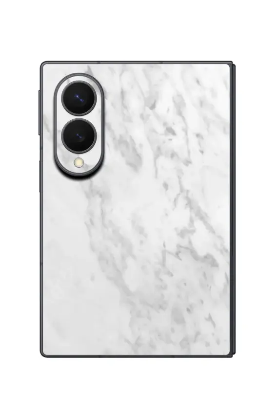 Samsung Galaxy Z Fold8 White Marble skin-wrap-ultraskinz