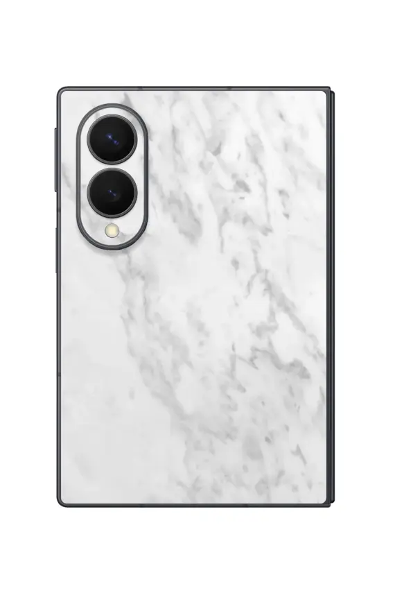 Samsung Galaxy Z Fold8 White Marble skin-wrap-ultraskinz