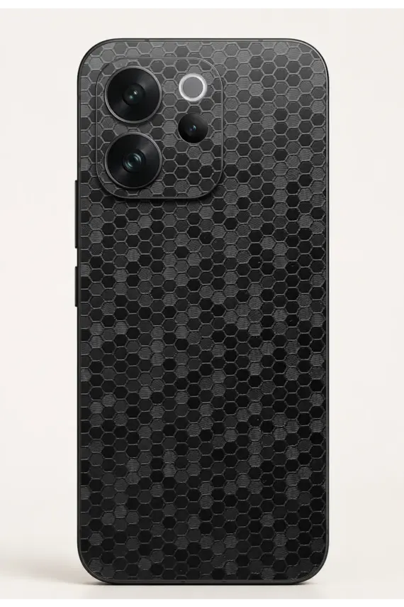 Vivo V70 Honeycomb Black skin-wrap-ultraskinz